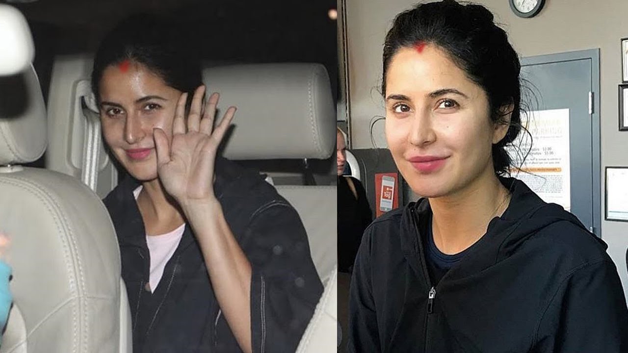 Katrina First Look without Makeup after Marriage spotted at her Sasural with Vicky Kaushal - YouTube