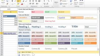 Excel 2010 Change the Appearance of Hyperlink Text