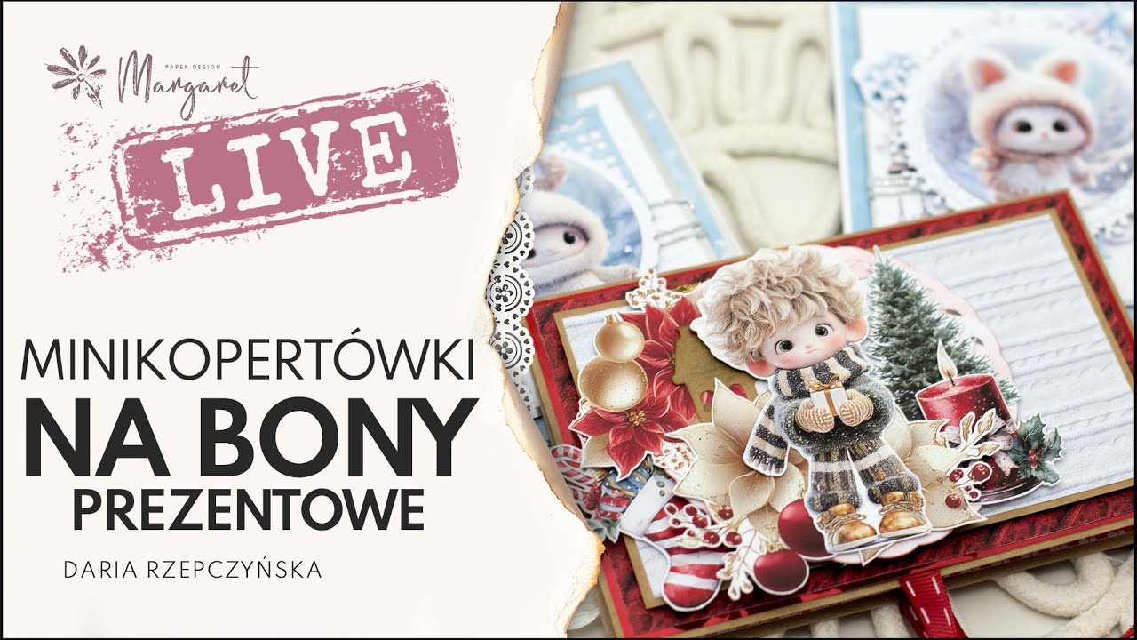 TUTORIAL - Live FB - MINIKOPERTÓWKI na bony podarunkowe