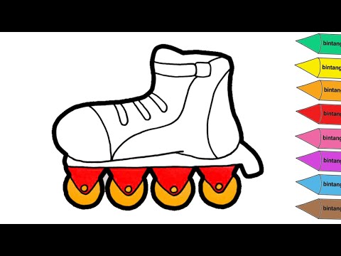 Video: Cara Melukis Sepatu Roda