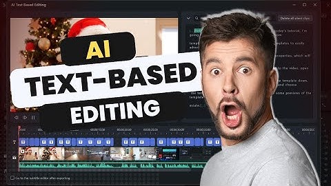 AI Text-Based Editing & Grid Features in Filmora 13