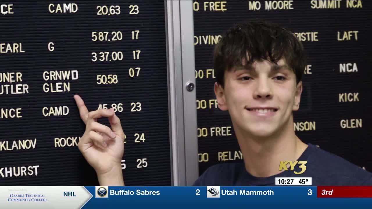 Athlete of the Week: Glendale Swim's Carson Butler - YouTube