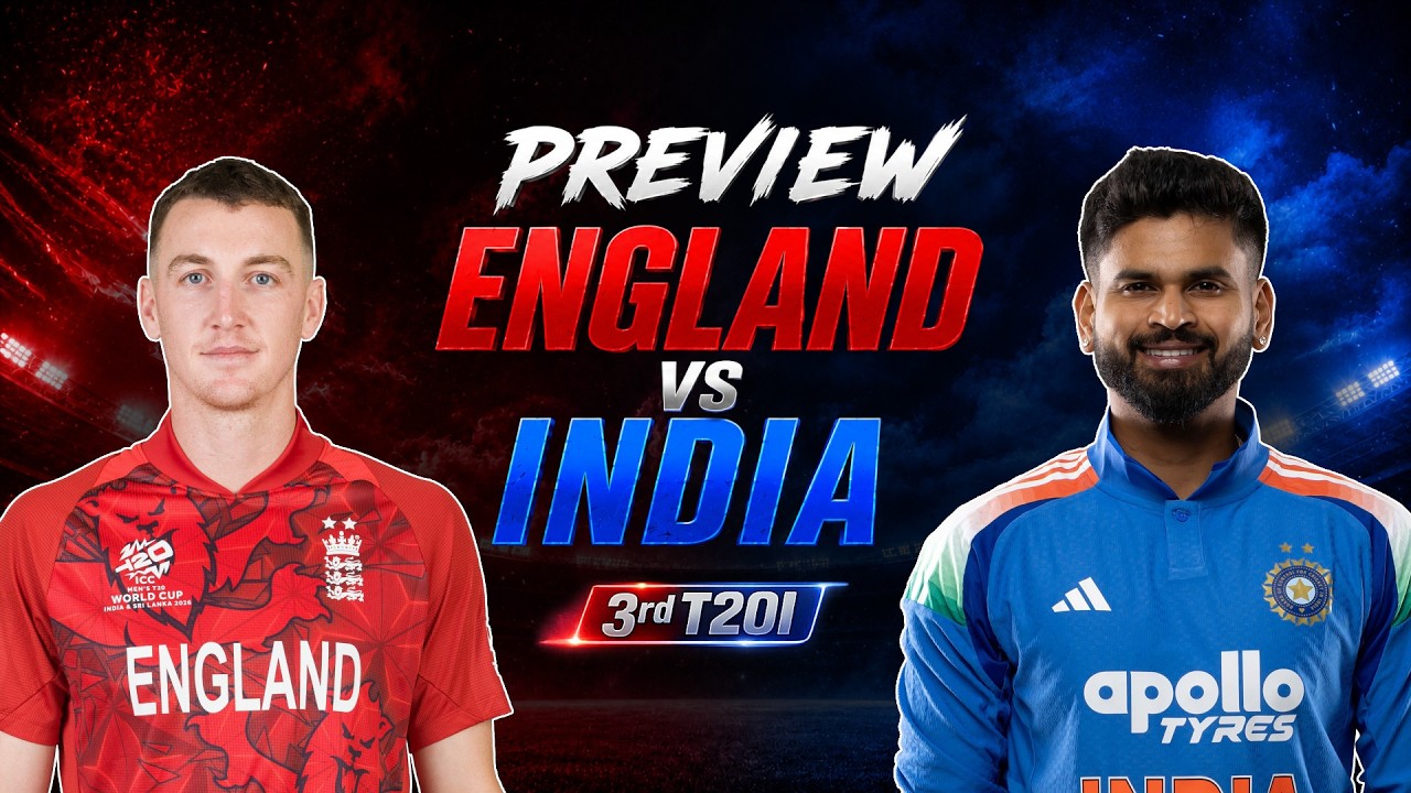 Preview: England vs India, 3rd T20I