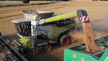 CLAAS LEXION 8800 TT & MacDon FD-75 Flexdraper | JOHN DEEERE 8360R & HAWE ULW 3000 - Harvest 2021