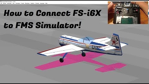 How to Connect Your RC Transmitter to a Flight Simulator - How to Use FMS (Flying Model Simulator)