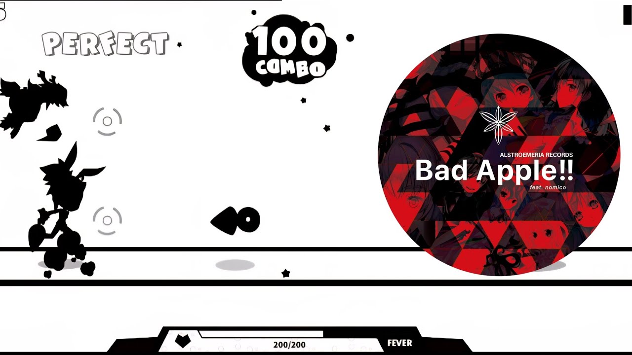 Bad Apple!! Full Combo/Normal - Muse Dash #badapple #touhou - YouTube