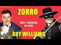 Guy Williams (Zorro e Perdidos no Espaço)! A história completa de sua vida!
