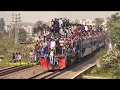 Most Crowded Train In The World Over Crowded Trains Bangladesh Railway 