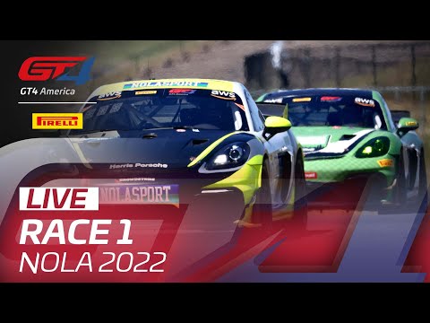 LIVE | Race 1 | NOLA Motorsports Park | Pirelli GT4 America 2022