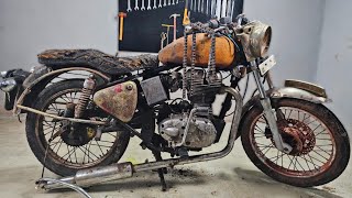 Old Bullet Full Restoration | Restored Royal Enfield Old Bullet | Old Bike Restoration And Repair