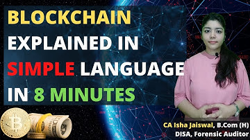 SIMPLEST EXPLANATION OF BLOCKCHAIN | What makes BLOCKCHAIN so SECURE | How BLOCKCHAIN Works -CA ISHA