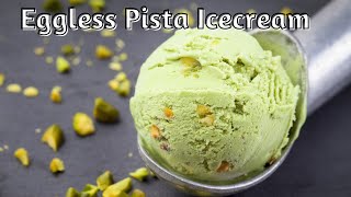 Pista Ice Cream Recipe | Homemade Pistachio Ice Cream | Ice cream Recipe