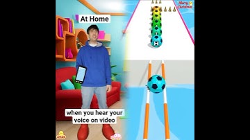 When You Hear Your Own Voice In A Video #shorts #relatable