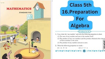 Class 5th |Problem Set -56|Preparation For Algebra|Chapter No -16|Maharashtra State board| Maths|
