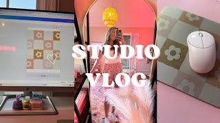 Sublimate Mouse Pads | Studio Vlog | Small Business Vlog | Packing Orders | Car Coasters | Boutique