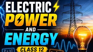 Lec : Electric power and energy🔥. Class 12 physics.💯 Complete chapter