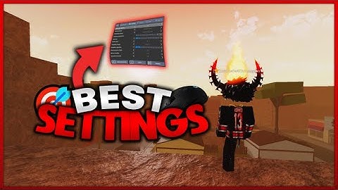 The BEST Da Hood Settings for INSANE Aim..🌟 (BEST DPI) (BEST SENS)