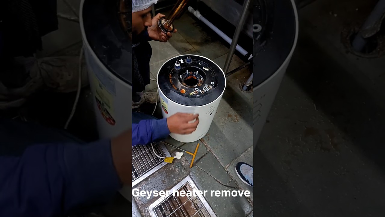 Geyser heater remove 