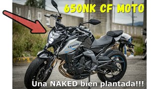 650NK CF Moto Mi experiencia manejando una moto de mas de 600CC #cfmoto #450nk #observacionesdiarias