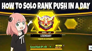 How To Solo Rank Push Easily In a Day In CODM😎