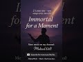 Unsterblich für einen Moment – als englischer Song, der tief berührt. 🎧 #MukusWelt #Shorts