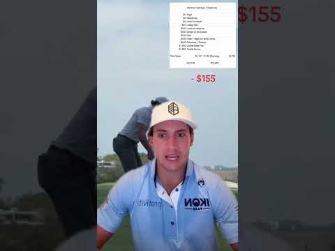 How Much I Spent And How Much I Earned At Last Weeks Korn Ferry Tour Event Solid Week Golf 