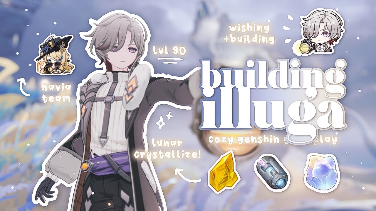 Построим Иллугу вместе ⊹˙∘•💫ᯓ Навия снова великолепна!! | Уютный геймплей Genshin Impact •