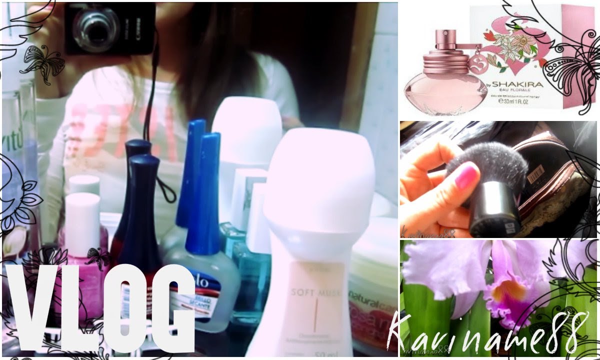 Домашний ВЛОГ: Косметика, Новый Парфюм Shakira Eau Florale, Цветы kariname88