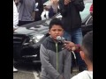 little kids rap battle at car show