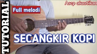 TUTORIAL melody Dangdut.. SECANGKIR KOPI_Jhonny Iskandar.. cocok untuk pemula