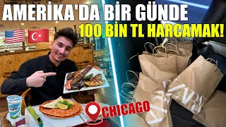 CHICAGO VLOG! Türk Restoranına Gittik, Chicago'da Alışveriş, Amerika Ev Turu, Amerika Vlog