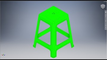 Học inventor cơ bản: Vẽ ghế nhựa bằng inventor