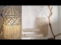 Macrame Lampshade |DIY Macrame Pendant