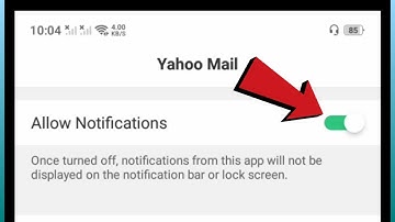 How to Turn OFF Notifications on Yahoo Mail