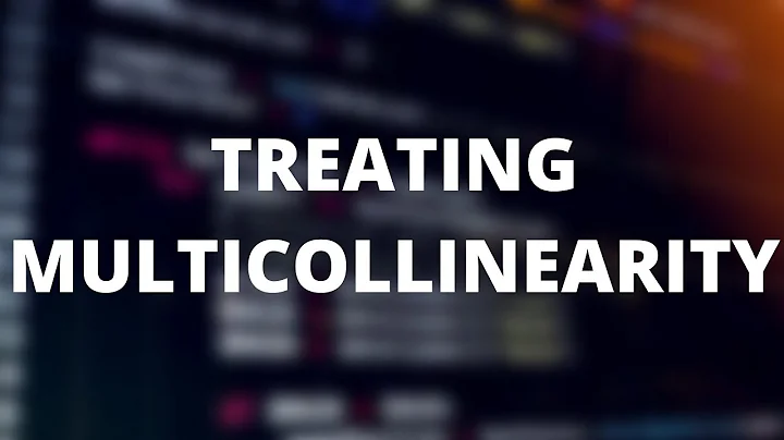 Treating Multicollinearity in R | Linear Regression