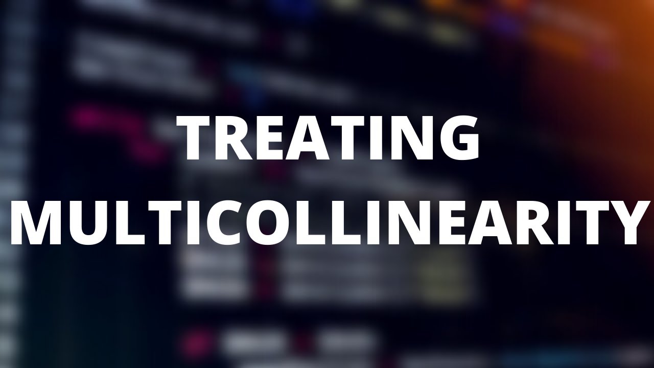 Treating Multicollinearity in R | Linear Regression - YouTube