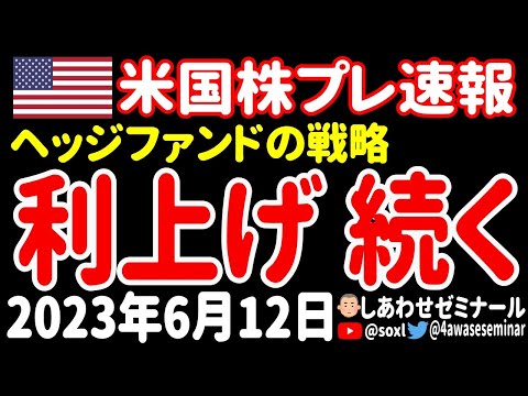 【SOXLなぜ上昇？】利上げ終了？甘い甘い！とヘッジファンドは言ってるよ！
