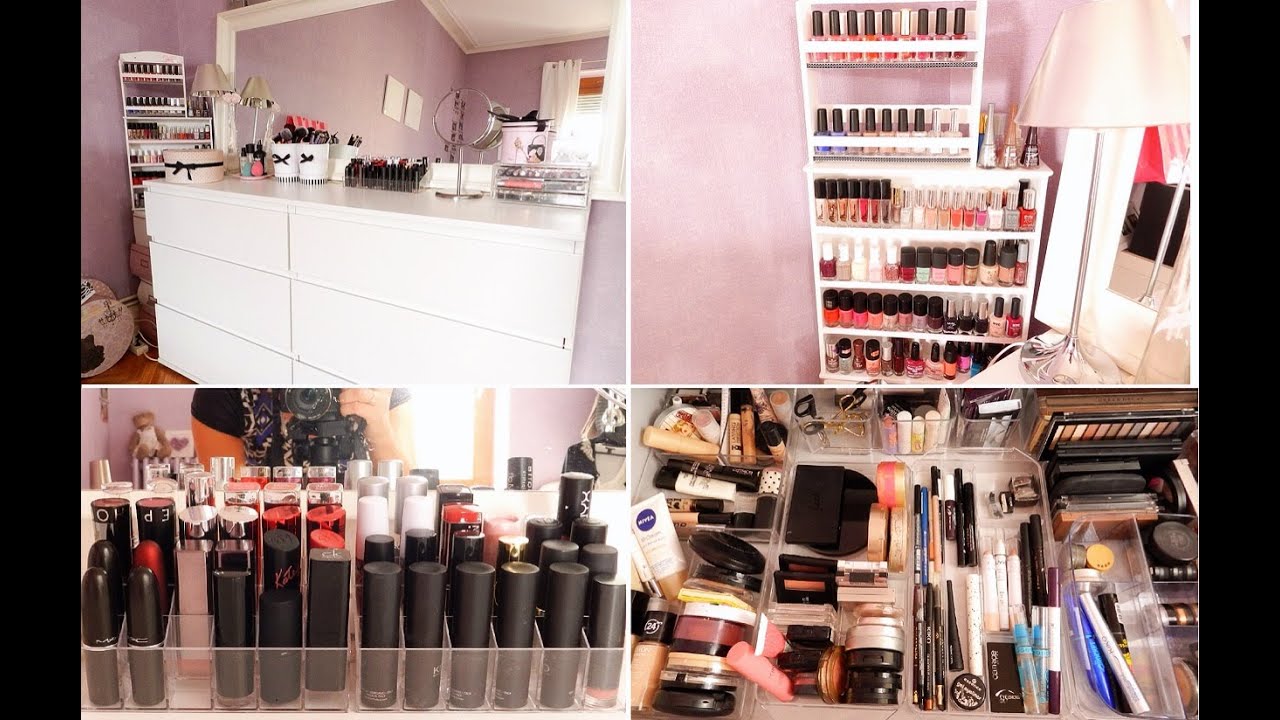 ♡ Mon rangement à maquillage - Update 2014