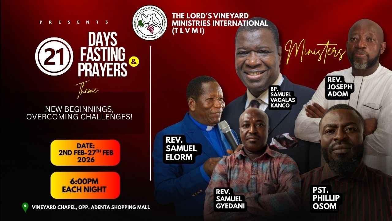 VCI || 21 DAYS OF FASTING & PRAYERS || REV. JOSEPH ADOM || WEEK 4
