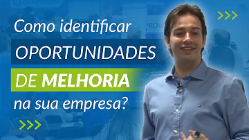O que é uma oportunidade de melhoria?