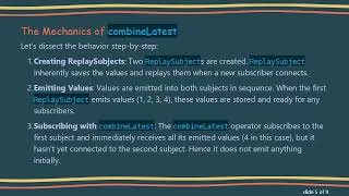 Understanding RxSwift's combineLatest: Emission Behavior Explained Profile