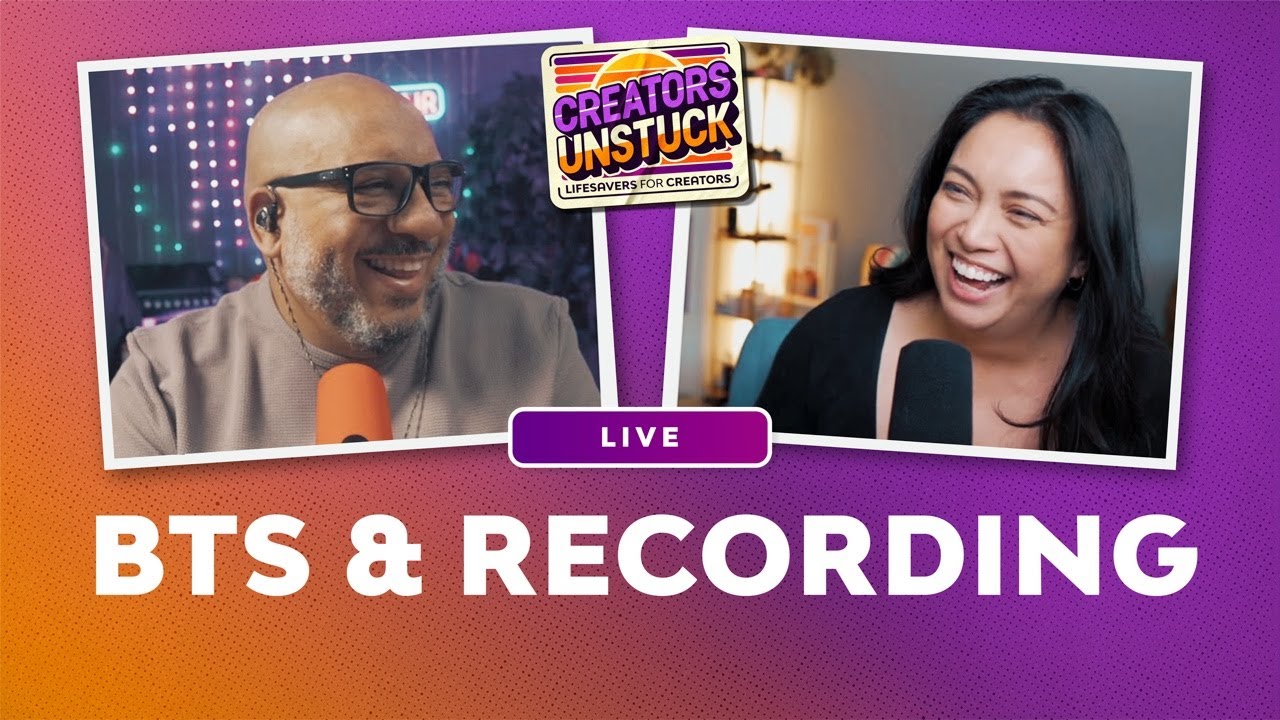 💜 Creators Unstuck: Recording a LIVE Episode w/ @marieloumandl