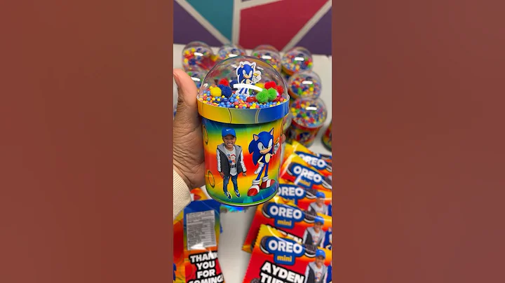Sonic Pringles Shakers ❤️💙 #partyfavors #diy #chipbags #pringles #smallbusiness #shakers