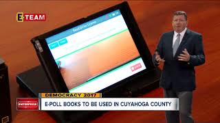 Election Day to be the first experience with many using E-poll books to sign in at polling place