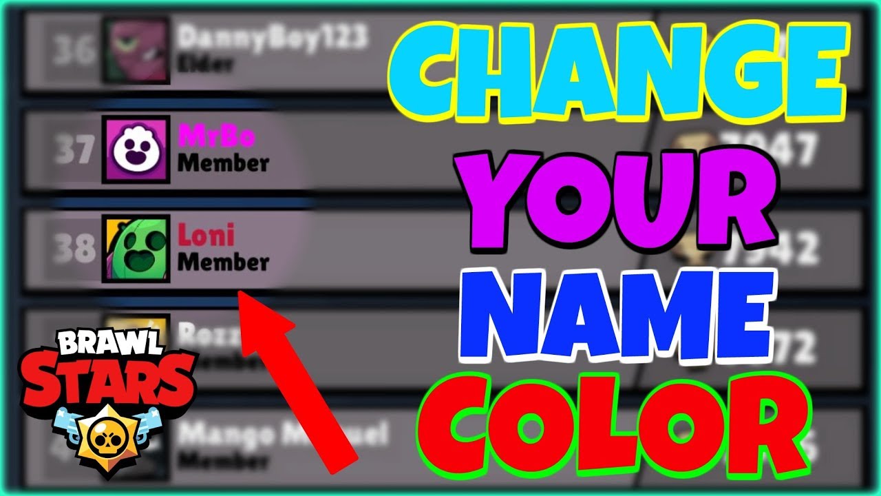 How to ADD COLOR to YOUR NAME in Brawl Stars 2018 Global - YouTube