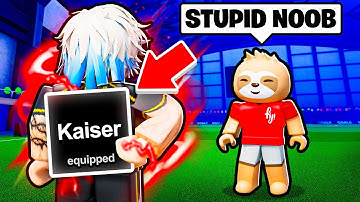 Trolling SLOTH as a WORLD CLASS Noob in Blue Lock Rivals (Roblox)