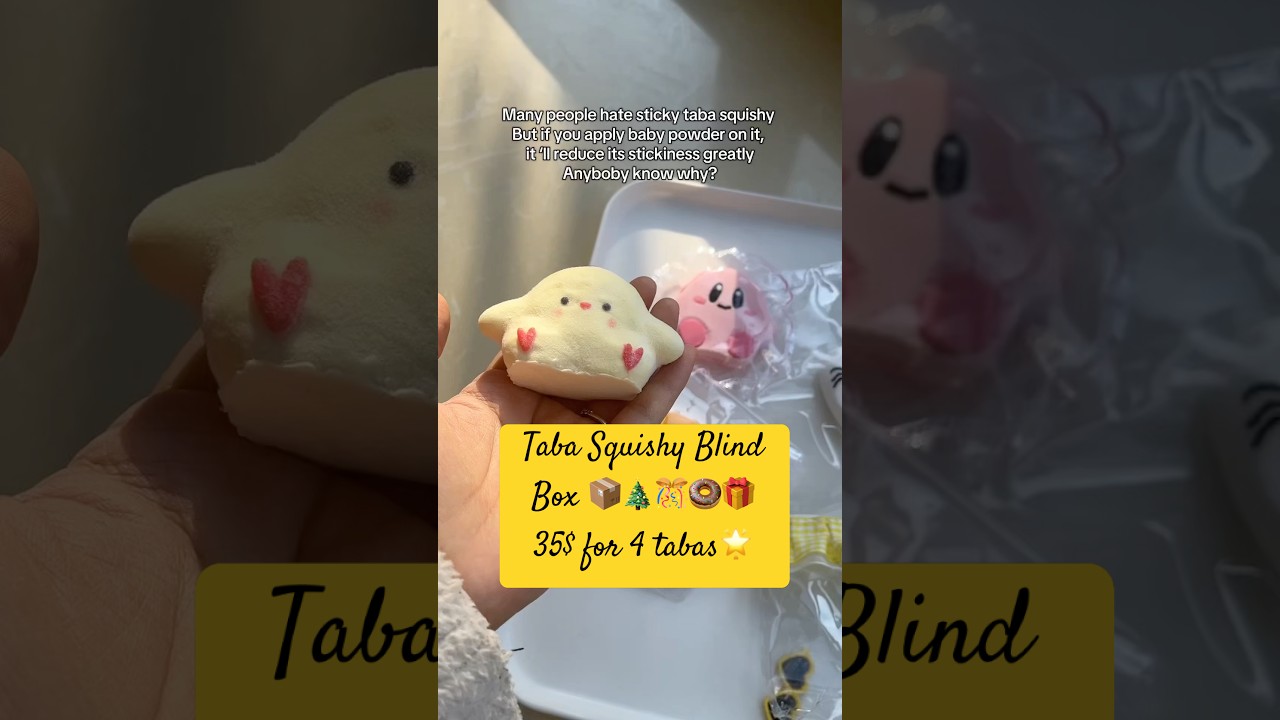 Taba squishy blind box flash sale is on! Best price ever! 4 tabas only 35$🎁
