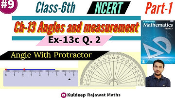 Ch-13 Angle and their measurement Ex-13c | Class-6 | RS Aggarwal | #kuldeeprajawatmaths #rsaggarwal