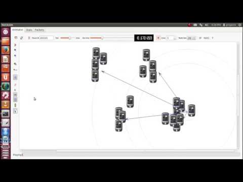 ns3 code examples (mobile grid clustering)