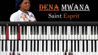 Vignette de la vidéo "Dena Mwana - Saint Esprit: Tutoriel Débutant PIANO QUICK"